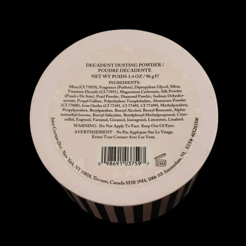 Vintage Y2K Juicy Couture Decadent Dusting Powder 3.4oz Rare NEW Unused